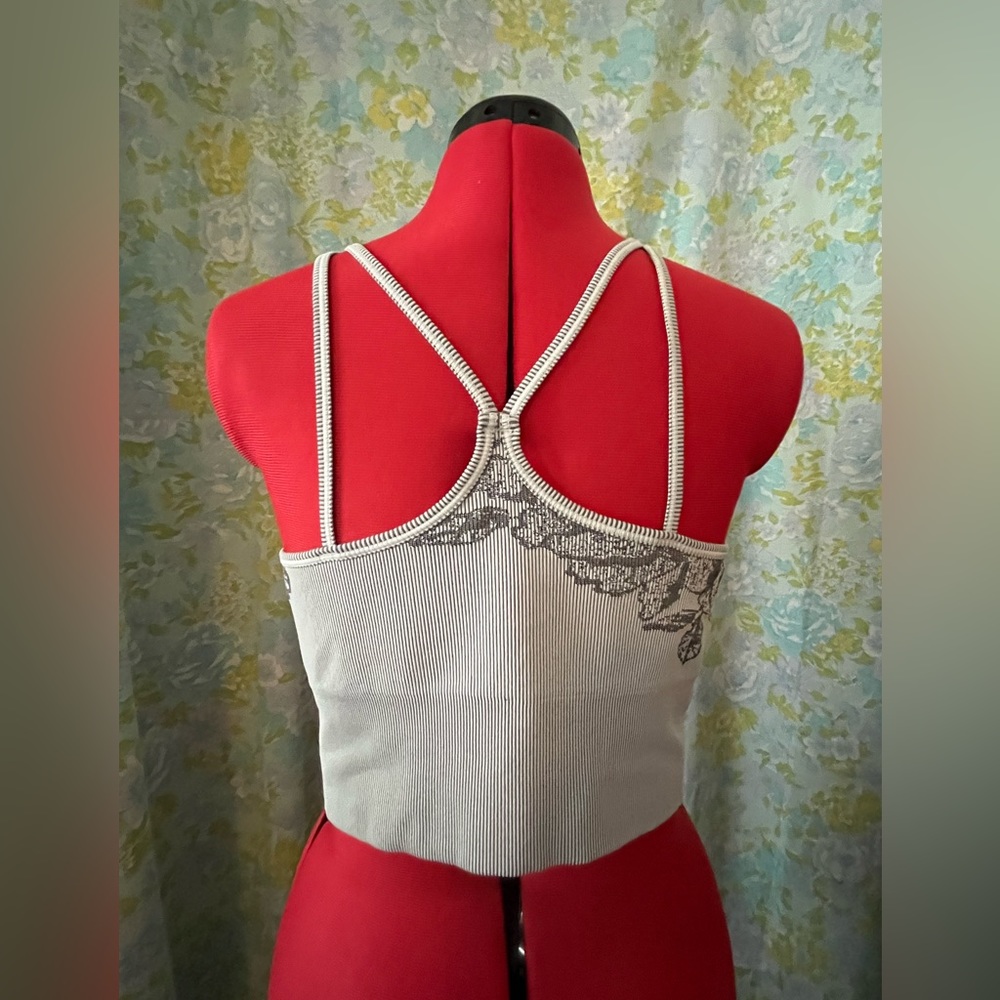 Athleta Aurora seamless high neck top, size L